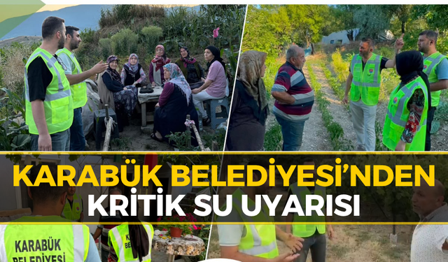 Karabük’te Su Alarmı! Belediye Ekipleri Sahaya İndi