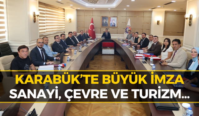 Karabük’te 54,6 Milyon TL’lik Dev Hamle! 8 Proje İçin İmzalar Atıldı