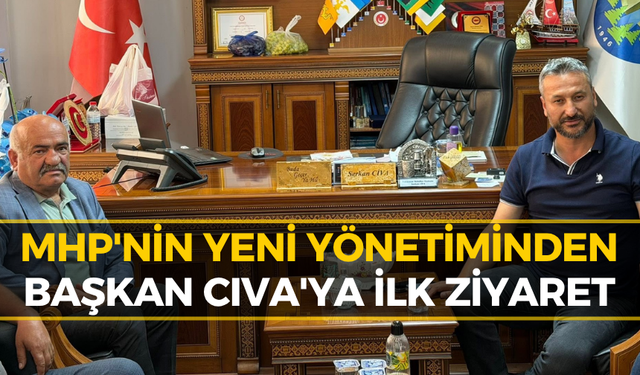 MHP'de Yeni Dönem! Başkan Çalman'dan Serkan Cıva'ya Ziyaret