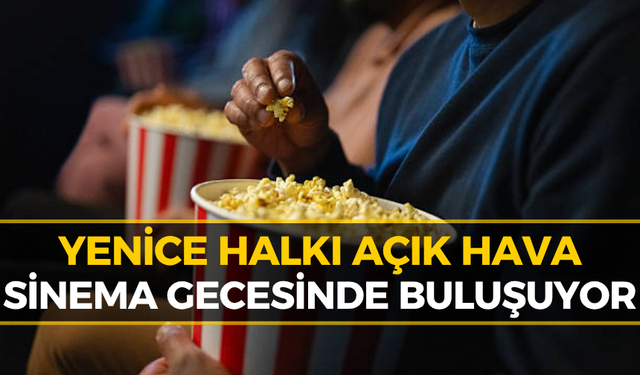 Yenice Belediyesi'nden Ücretsiz Açık Hava Sineması