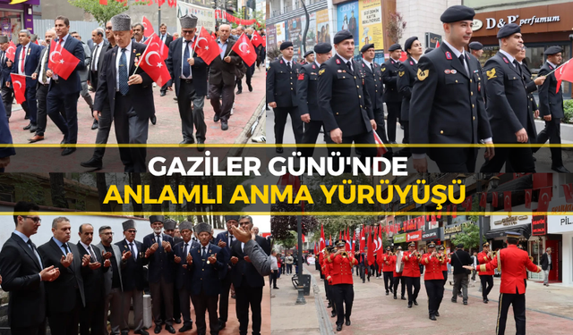 Karabük'te Kahramanlarla Kardeşlik Yolunda Anma Yürüyüşü