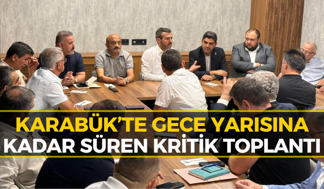 Karabük’te Hareketli Gece! Başkan Çetinkaya Tek Tek Not Aldı