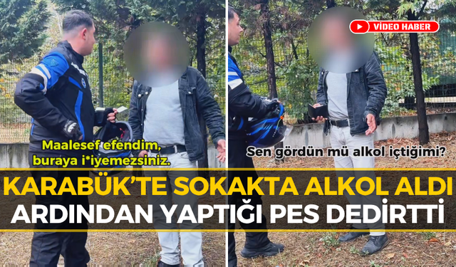 Karabük’te Sokak Ortasında Skandal! ZET Anında Müdahale Etti