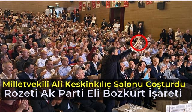Milletvekili Keskinkılıç'tan Bozkurt İşareti Şaşkınlığı
