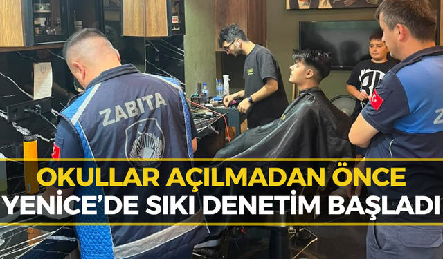 Yenice’de Denetimlerin Adresi Bu Kez Berber ve Kuaförler Oldu