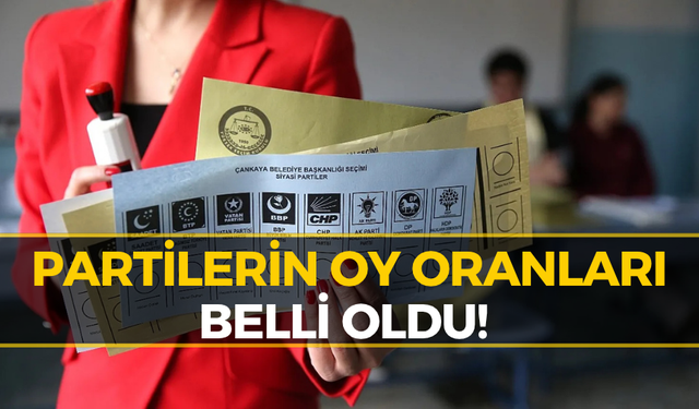 Son Seçim Anketinden Çarpıcı Sonuç! İşte Partilerin Oy Oranları