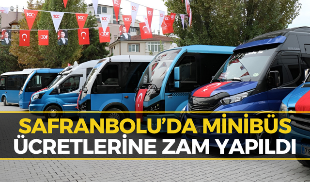Safranbolu’da Ulaşıma Zam Geldi! Yeni Fiyatlar Belli Oldu