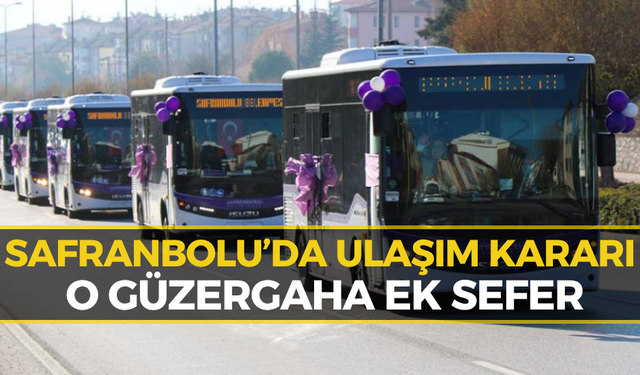Safranbolu’da Ulaşım İçin Yeni Karar! Pazar Günü Devreye Girecek