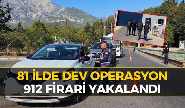 81 İlde Aranan Şahıslara Darbe! İşte Operasyonun Detayları