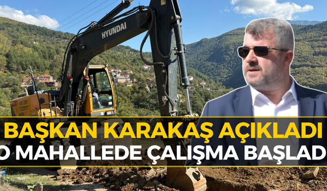 Yenice’de Beklenen Hamle Geldi! O Mahallede Düğmeye Basıldı