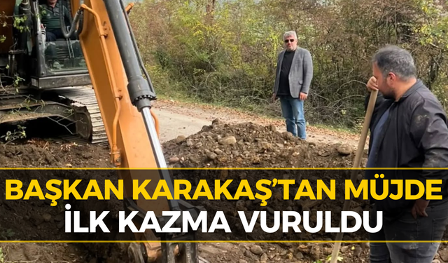 Yenice’de O Mahallenin Altyapısı Yenileniyor...