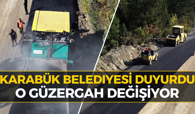 Karabük’te Yol Çalışması: İki Bölge Arasında Ulaşım Değişiyor