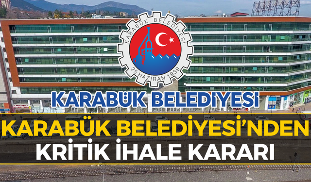 Karabük Belediyesi’nden 14 Bin Metrelik İhale!