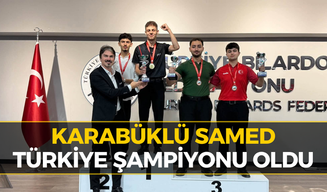 Karabük’ün Genç Yeteneği Samed Aygün Türkiye Şampiyonu Oldu