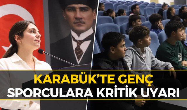Karabük’te Sporculara Bağımlılıkla Mücadele Eğitimi