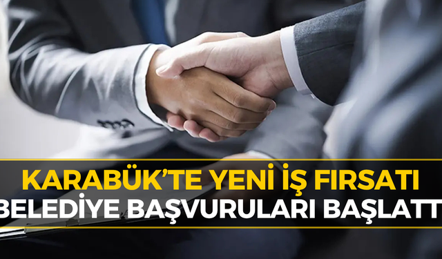 Karabük’te Personel Alımı: O Belediye Açıkladı...