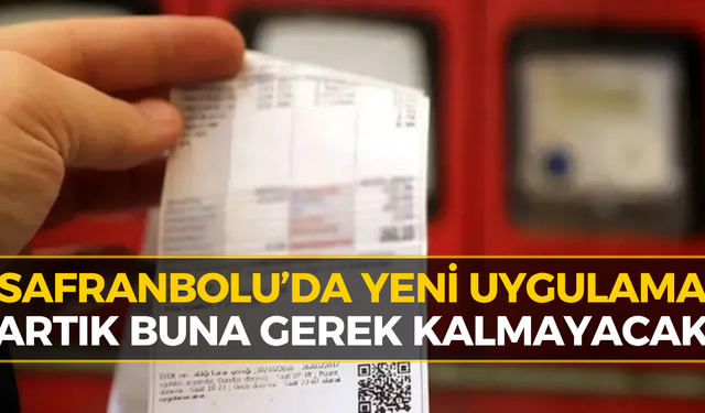Safranbolu’da Artık Bu İşlem İçin Dışarı Çıkmaya Gerek Yok