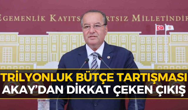 CHP'li Cevdet Akay’dan O Ödemelere Tepki: 1 Trilyon TL’yi Aştı!