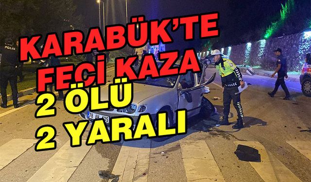 Karabük'te Feci Kaza 2 Ölü 2 Yaralı
