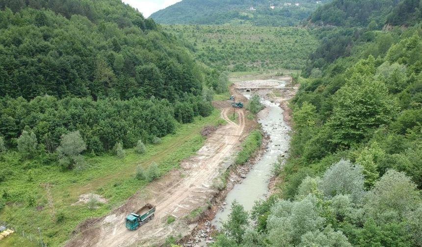 Sinop’ta zarar gören drenaj sistemi onarılıyor