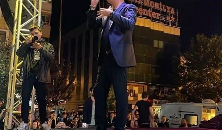 Safranbolu’da yağmur altında Hakan Peker fırtınası