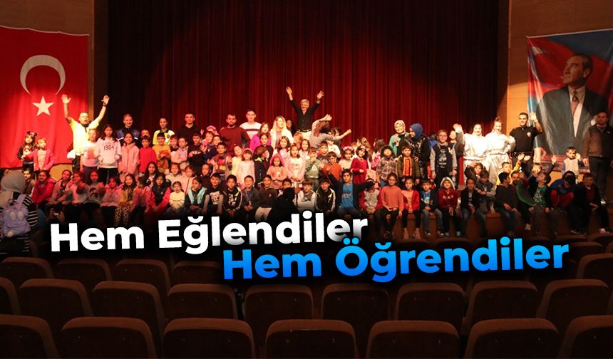 Çocuklar Hem Eğlendi Hem De Trafik Kurallarını Öğrendi