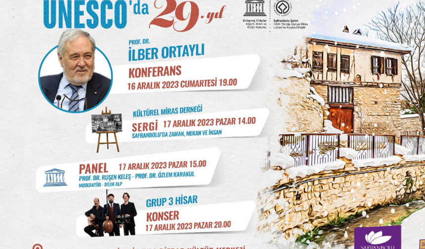 Safranbolu'da, UNESCO Yıldönümüne Özel Etkinlik