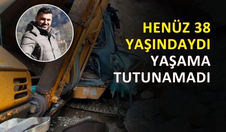 Yenice'de İş Makinesine Sıkışan İşçi Can Verdi