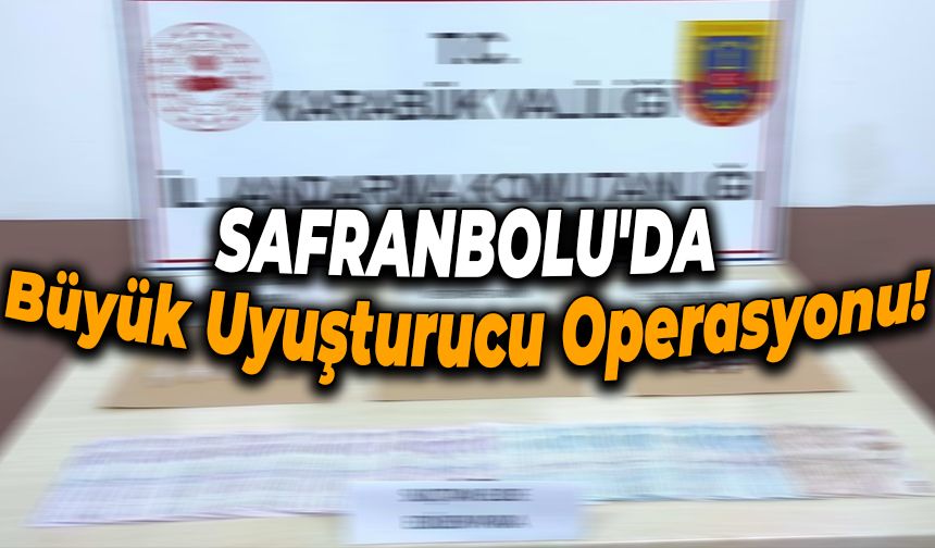 Safranbolu'da Uyuşturucu Operasyonu: 2 Gözaltı!
