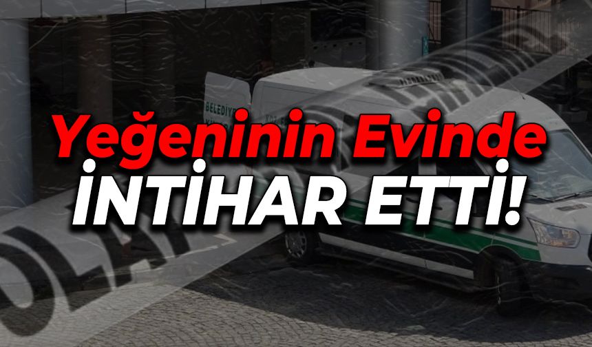 Yeğeninin Evinde Beylik Silahıyla İntihar Etti!