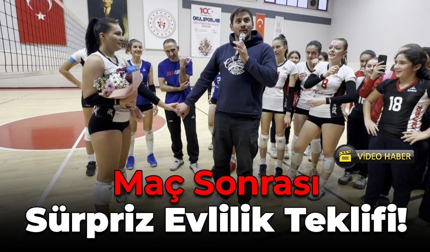 Maç Sonrası Sürpriz Evlilik Teklifi!