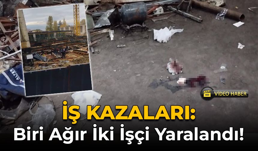 Karabük'te İş Kazaları: Biri Ağır İki İşçi Yaralandı