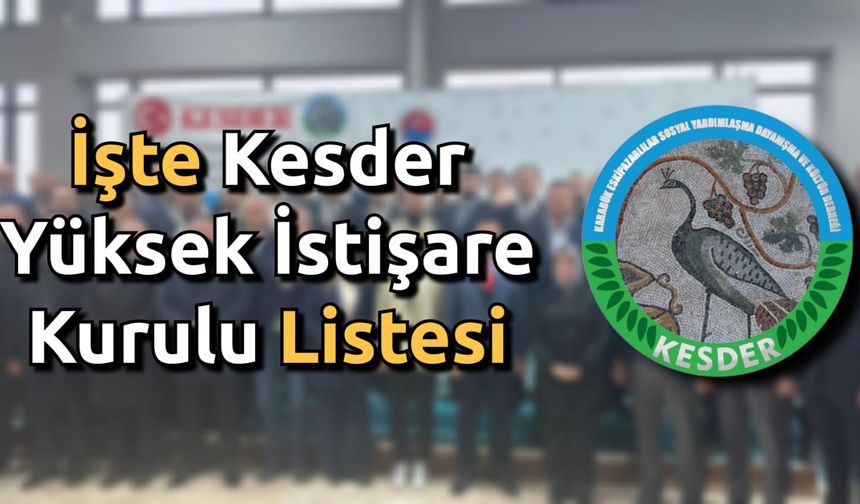 KESDER YÜKSEK İSTİŞARE KURULU DİKKAT ÇEKTİ