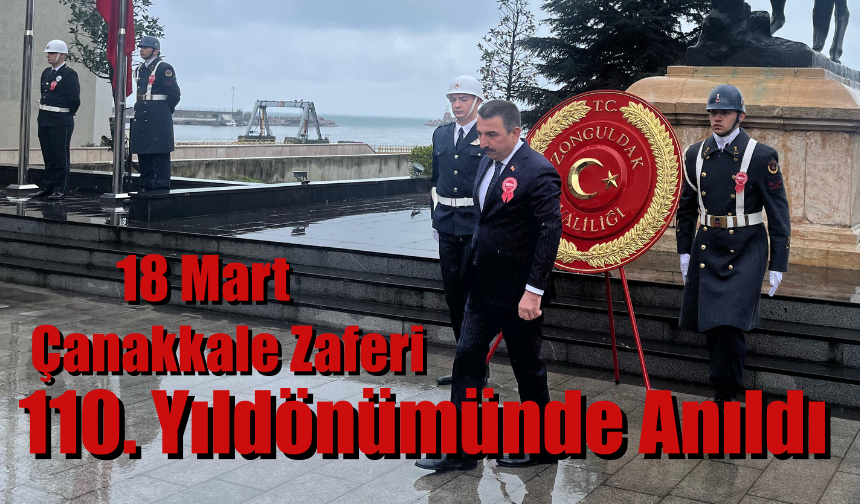 18 Mart Çanakkale Zaferi Anma Töreni Düzenlendi