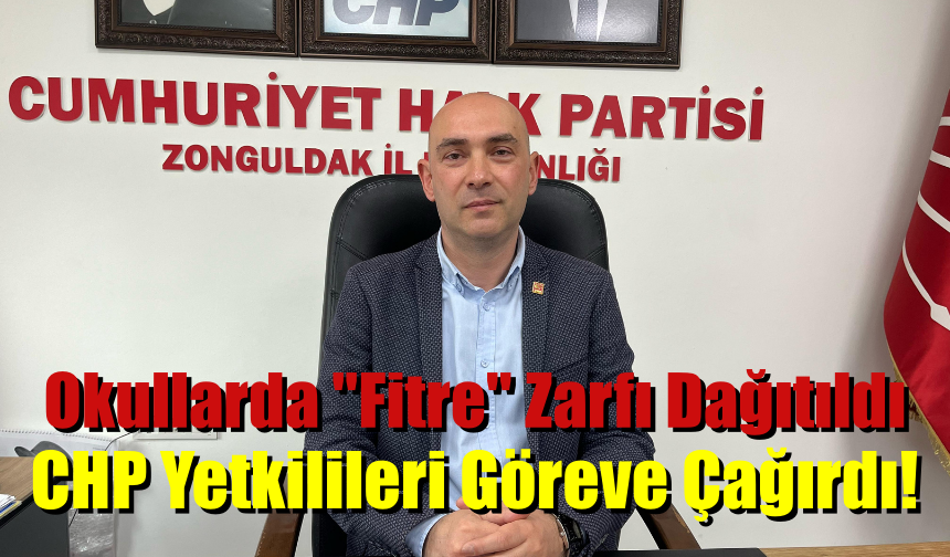 Okullarda Dağıtılan ''Fitre'' Zarflarına CHP'den Tepki