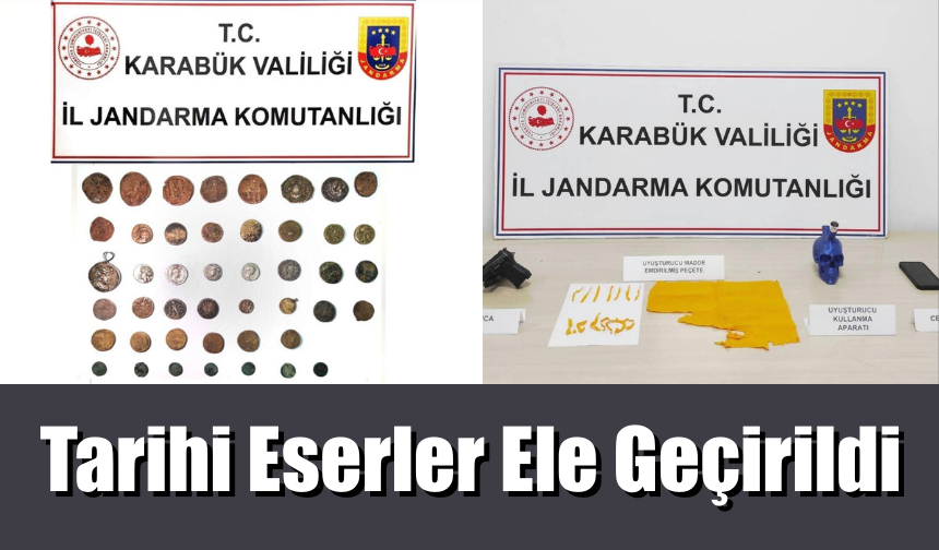 Karabük'te Tarihi Eserler Ele Geçirildi