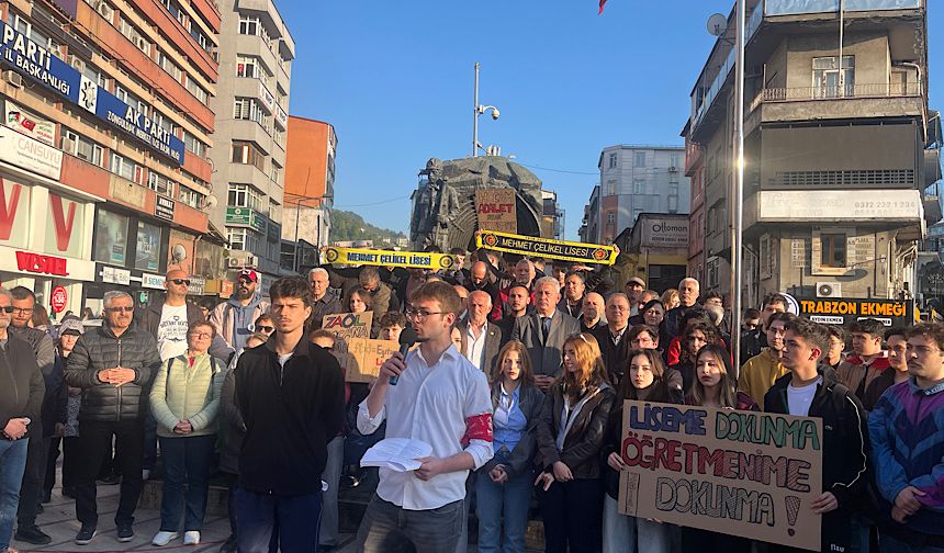 Zonguldak’ta Öğrencilerden Öğretmenlerine Destek