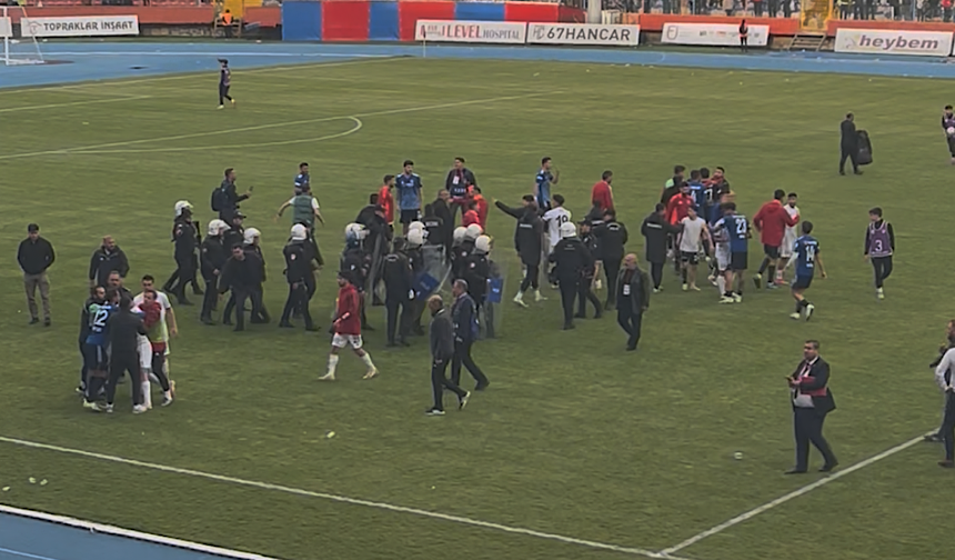 Play-off maçında olay oldu! Maç sonu ortalık karıştı