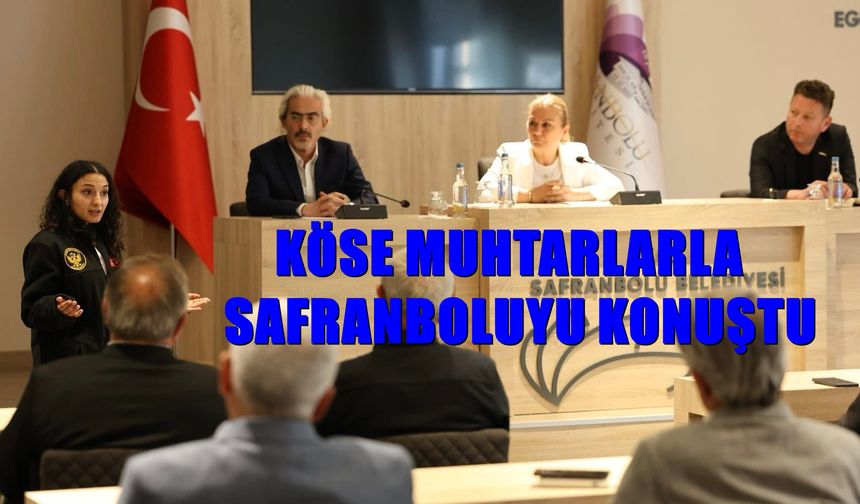 Başkan Elif Köse Muhtarlarla Buluştu