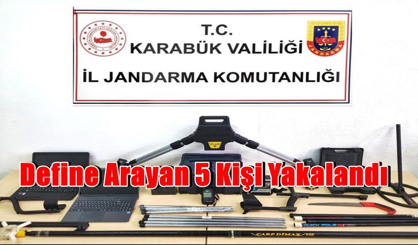 Safranbolu'da Kaçak Kazı Operasyonu