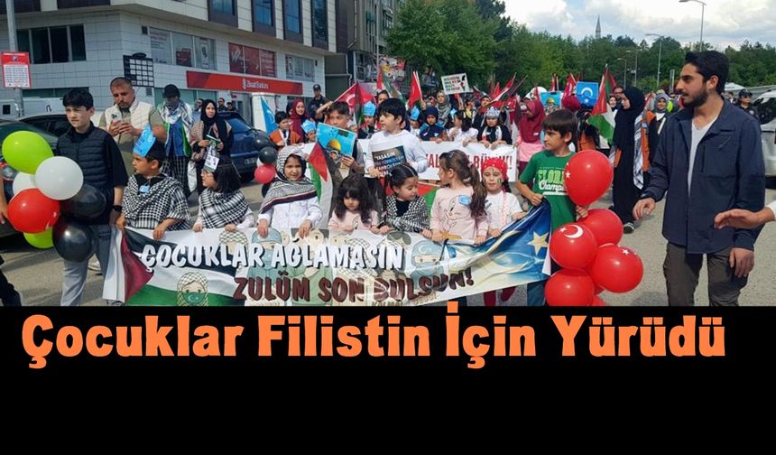 Filistinli Çocuklar İçin Yürüdüler