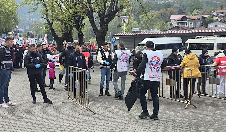 1 Mayıs İşçi ve Emekçi Bayramı’nda Zonguldak sokakları doldu