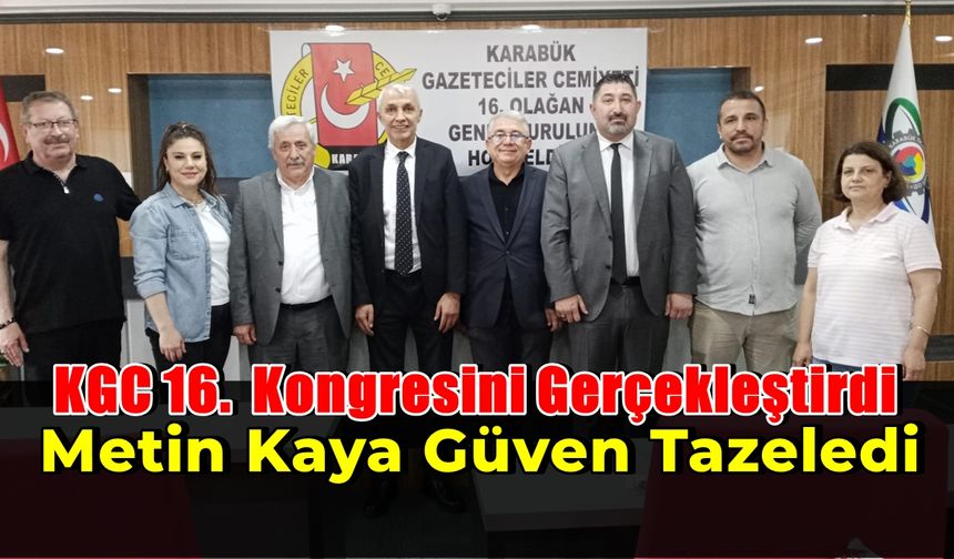 Karabük Gazeteciler Cemiyeti Olağan Genel Kurulunu Gerçekleştirdi