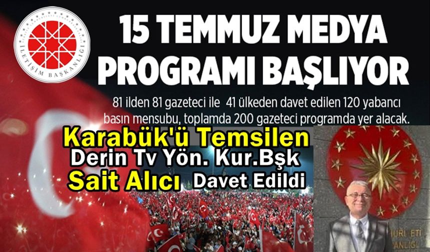 Seçkin Gazeteciler 15 Temmuz Medya Programında Buluşuyor