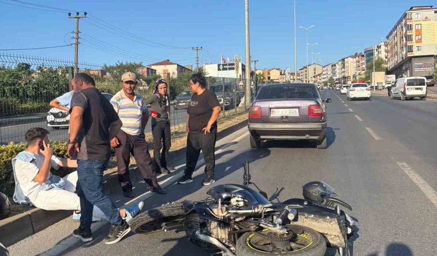 Ereğli’de motosiklet kazası: 1 yaralı