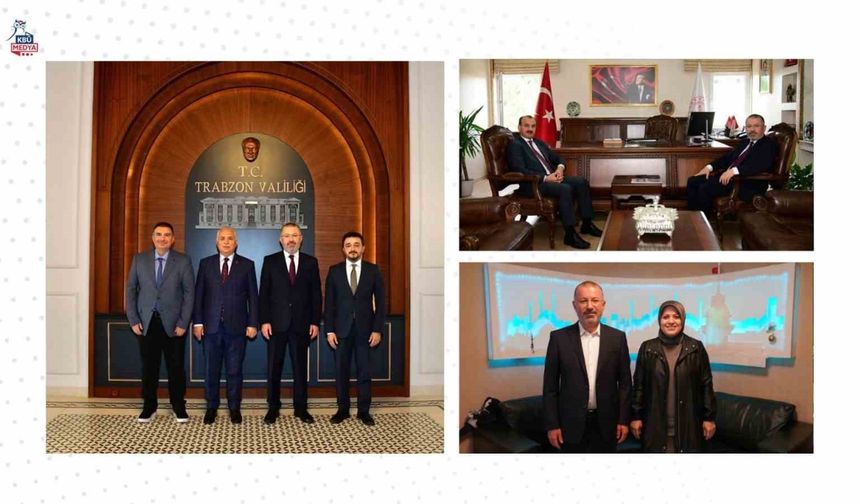 Rektör Kırışık, Trabzon’da Sosyalfest 2025 için görüşmeler gerçekleştirdi