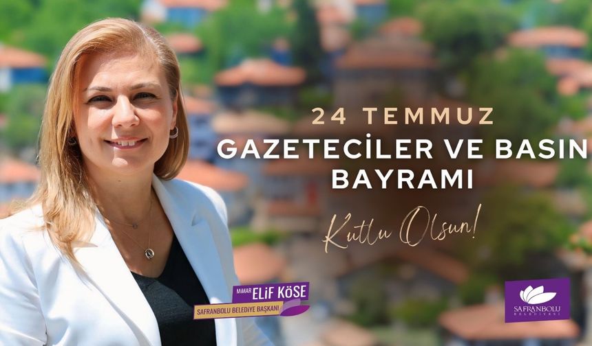 Başkan Elif Köse, basın emekçilerini unutmadı