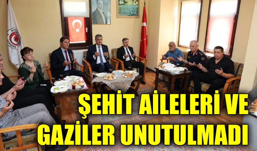 Vali Yavuz’dan şehit aileleri ve gazilere anlamlı ziyaret