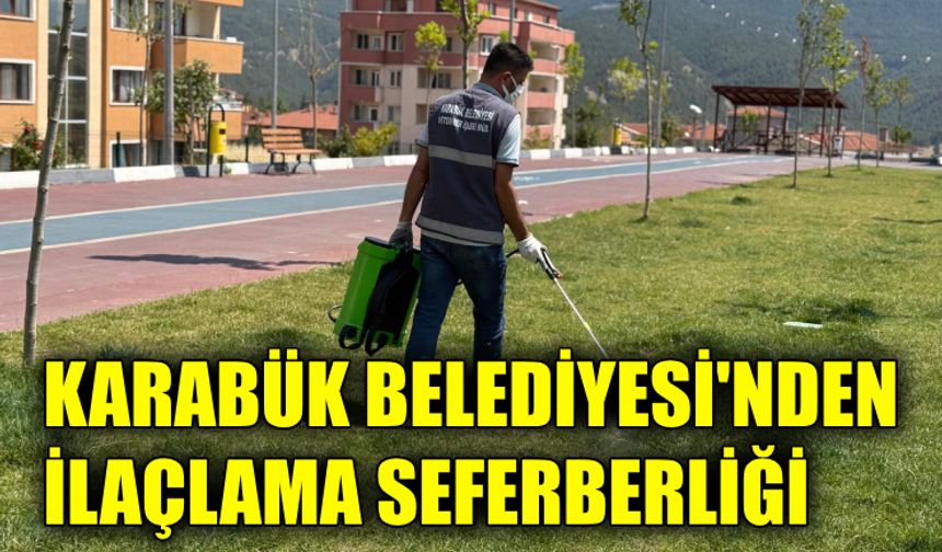 Karabük Belediyesi'nden yaz temizliği