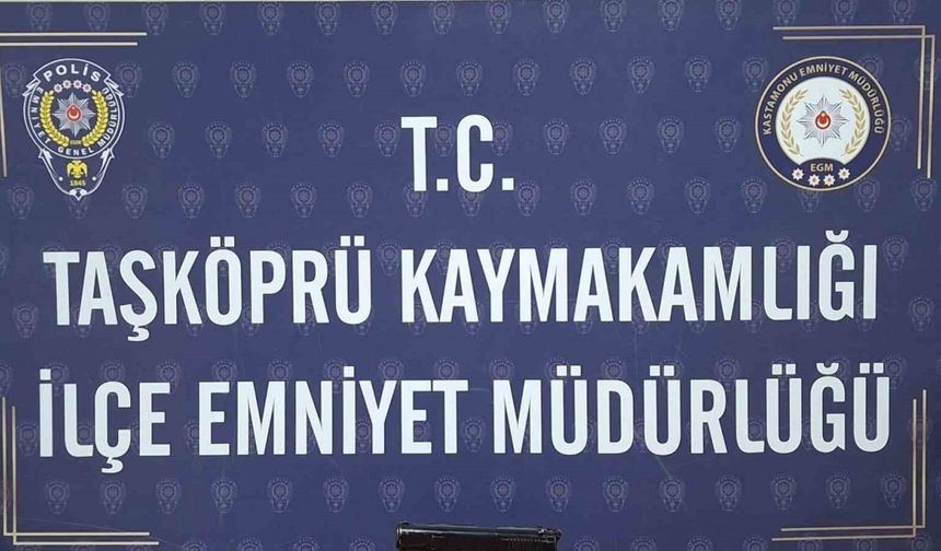 Kastamonu’da 3 adet tabanca ele geçirildi